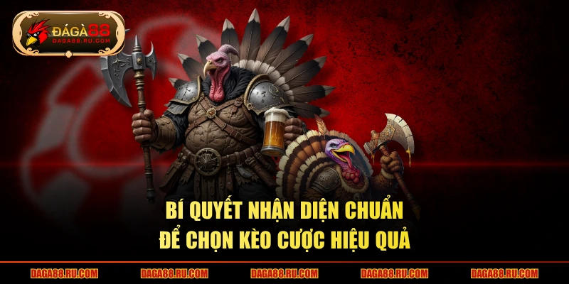 Bí quyết nhận diện chuẩn để chọn kèo cược hiệu quả