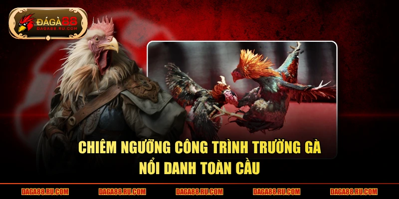 Chiêm ngưỡng công trình trường gà nổi danh toàn cầu