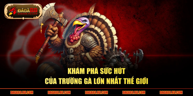 Khám phá sức hút của trường gà lớn nhất thế giới