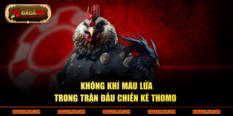 Không khí máu lửa trong trận đấu chiến kê thomo 